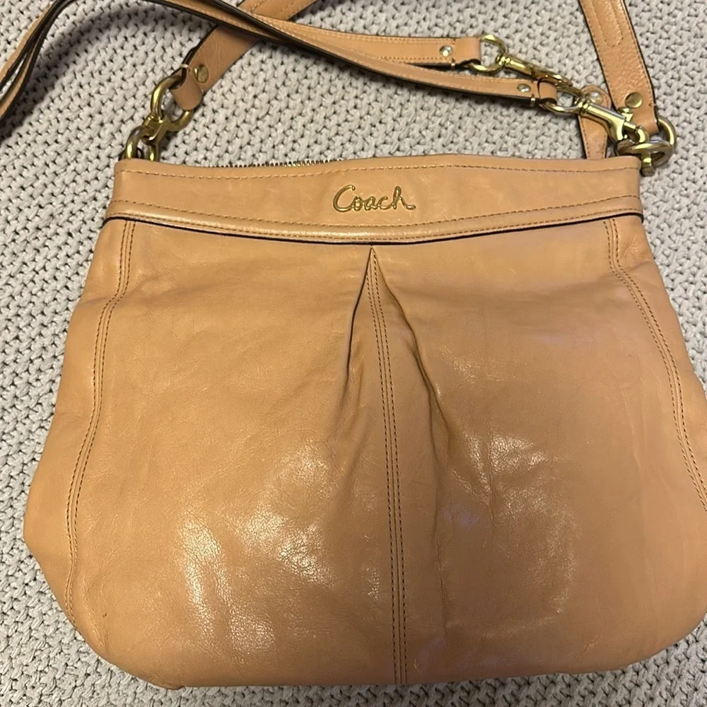 Coach Ashley Leather Hippie Bag
